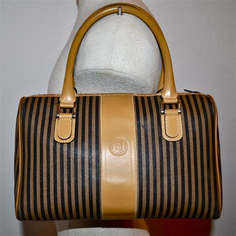 vintage striped fendi bag|fendi vintage denim bag.